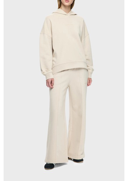 Logolu Pamuklu Regular Fit Kapüşonlu Sweat Bayan Sweat LB25FWCLAFUHD fiyatları