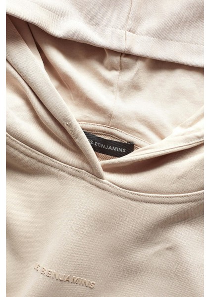 Logolu Pamuklu Regular Fit Kapüşonlu Sweat Bayan Sweat LB25FWCLAFUHD