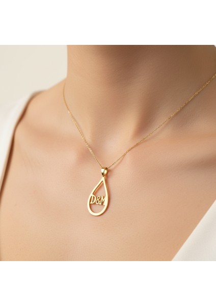 8 Ayar Altın Kolye Ucu D&m GM10975 0.5 gr