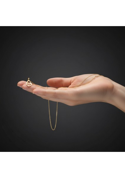 8 Ayar Altın Kolye Ucu D&m GM10975 0.5 gr fiyatları