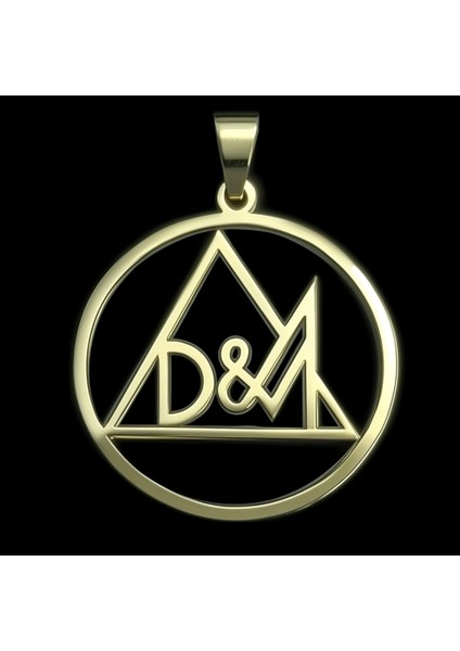 8 Ayar Altın Kolye Ucu D&m GM10976 0.5 gr fırsatları