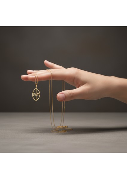 8 Ayar Altın Kolye Ucu D&m GM10978 0.5 gr fiyatları