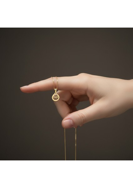 8 Ayar Altın Kolye Ucu D&m GM10980 0.5 gr fiyatları