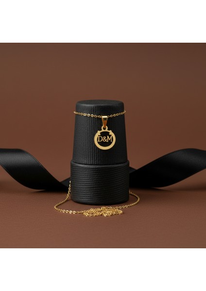 8 Ayar Altın Kolye Ucu D&m GM10980 0.5 gr modelleri