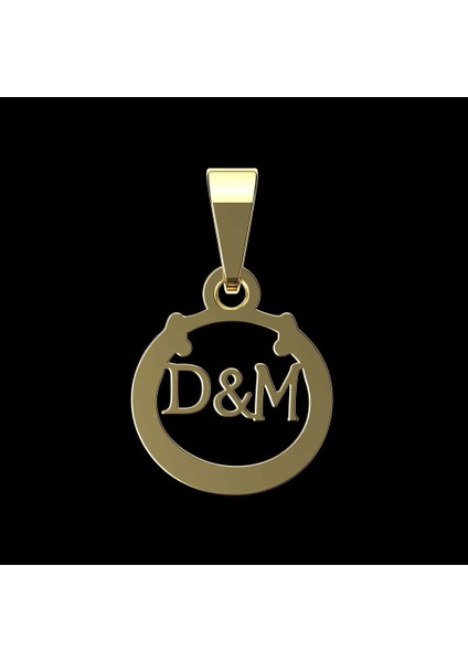 8 Ayar Altın Kolye Ucu D&m GM10980 0.5 gr fırsatları