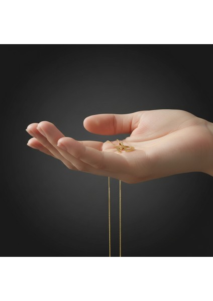 8 Ayar Altın Kolye Ucu D&m GM10982 0.5 gr fiyatları