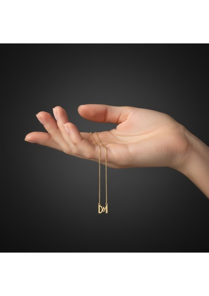 8 Ayar Altın Kolye Ucu D&m GM10988 0.5 gr fiyatları
