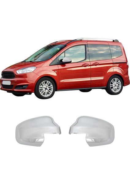Ford Courier Uyumlu 2017 Ve Üzeri Ayna Kapağı 2 Parça Abs Krom Kaplama fiyatları