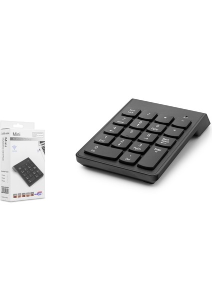 Hdx2504 Kablosuz Numerik Klavye Siyah