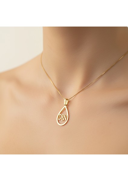 8 Ayar Altın Kolye Ucu D&n GM10992 0.5 gr