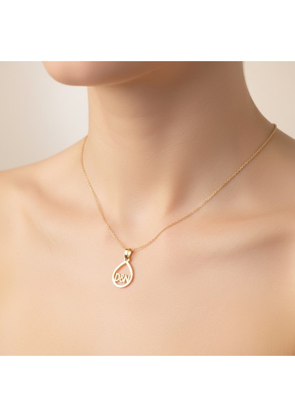 8 Ayar Altın Kolye Ucu D&n GM10996 0.5 gr