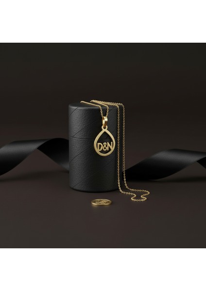 8 Ayar Altın Kolye Ucu D&n GM10996 0.5 gr modelleri