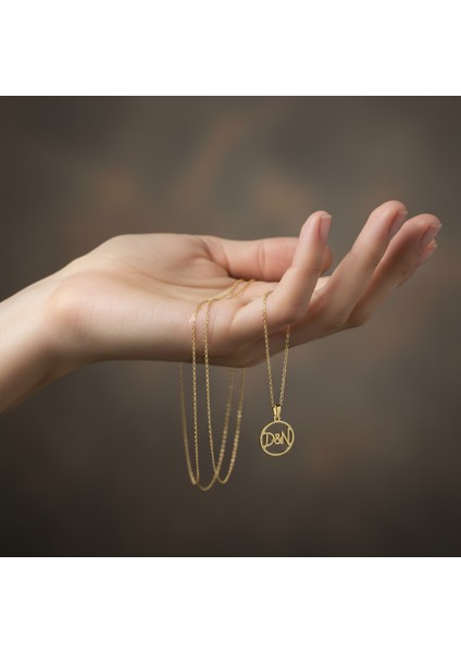 8 Ayar Altın Kolye Ucu D&n GM10998 0.5 gr fiyatları