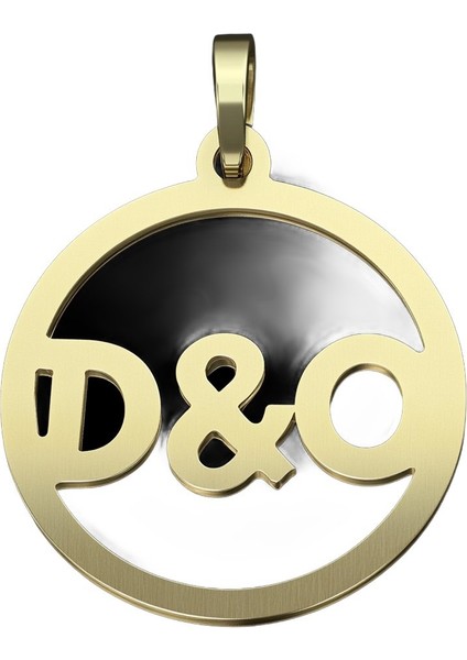 8 Ayar Altın Kolye Ucu D&o GM11001 0.5 gr