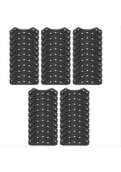 Evrensel Paslanmaz Çelik Mobilya Köşe Konnektörü Raf Dolabı Masa Sandalyesi Için Köşe Braketi Vida 50 Pcs (Yurt Dışından)