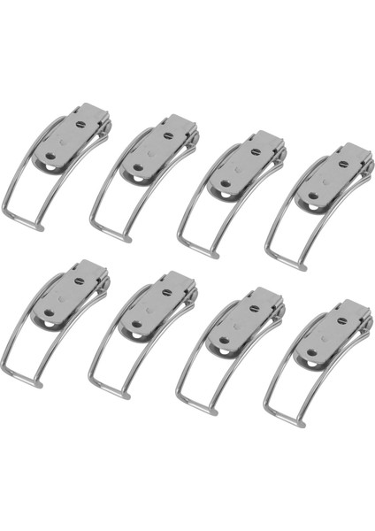 8x Paslanmaz Çelik Yay Hasp 304 Paslanmaz Çelik Kutu Dolabı Yay Kilidi Hasp Taşıma Kutusu Kule Tokası (Yurt Dışından)