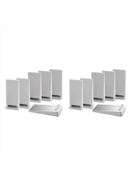 12 Pcs Kapı Kauçuk Kapı Durdurucu Ağır Hizmet Slip Dayanıklı ve Istiflenebilir Kapı Tutucular Ayarlanabilir Lik (Yurt Dışından)