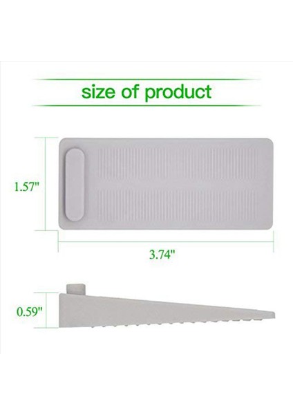 12 Pcs Kapı Kauçuk Kapı Durdurucu Ağır Hizmet Slip Dayanıklı ve Istiflenebilir Kapı Tutucular Ayarlanabilir Lik (Yurt Dışından) fırsatları