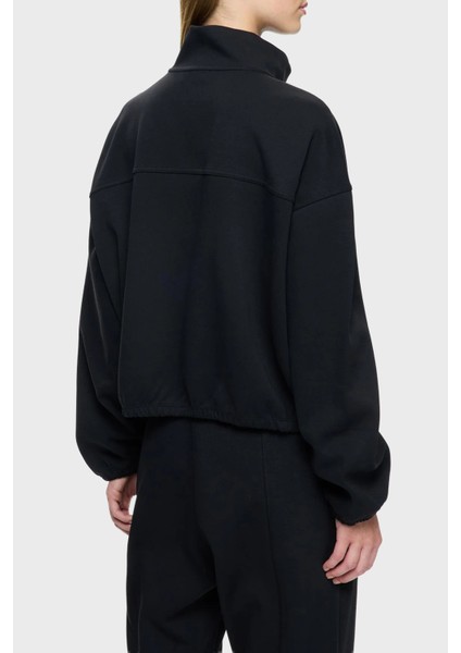 Pamuklu Regular Fit Yarım Fermuarlı Dik Yaka Sweat Bayan Sweat LB25FWCLAFUSW modelleri