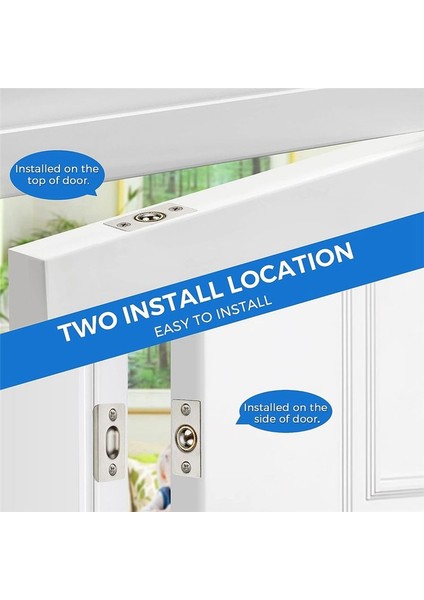 Dolap Kapı Topu Yakalama Kapı Topu Iç Kapılar Için Yakalar Çift Ayarlanabilir Top Rulman Catch Siyah 4 Paket (Yurt Dışından)