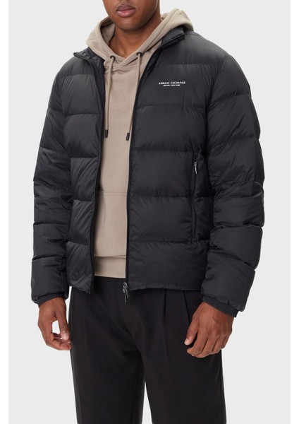 Kuş Tüyü Dolgulu Regular Fit Dik Yaka Şişme Mont Erkek Mont XM001575 AF16927 UC001