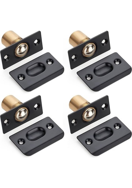 Dolap Kapı Topu Yakalama Kapı Topu Iç Kapılar Için Yakalar Çift Ayarlanabilir Top Rulman Catch Siyah 4 Paket (Yurt Dışından) indirimleri