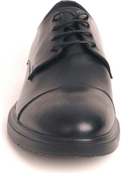 SENATÖR MASKARETLİ DERİ AYAKKABI -SİYAH