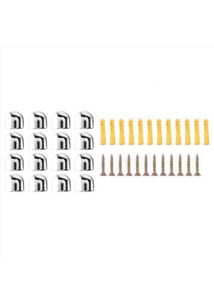 48PCS Cam Braketler Ayarlanabilir Çinko Alaşım Cam Klipsli Raf Kelepçesi Düz Arka Montaj Tutucu Merdiven Korkusu Için (Yurt Dışından)