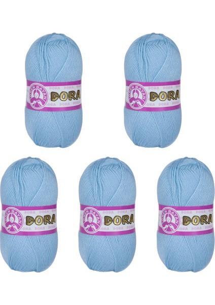 Ören Bayan Dora Örgü İpi - Mavi - 5'Li Paket - ( Renk Kodu : 011 ) fiyatları
