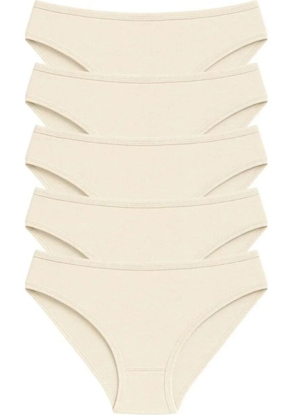 PK40002 Pamuklu Basic Kadın Bikini Külot 5 Li Paket