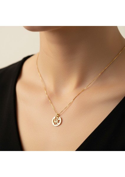 14 Ayar Altın Kolye Ucu C&h GM10636 1 gr