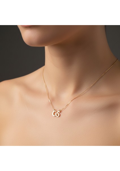 14 Ayar Altın Kolye Ucu C&s GM10768 1 gr