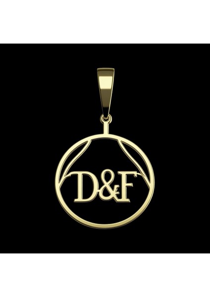 14 Ayar Altın Kolye Ucu D&f GM10864 1 gr fırsatları