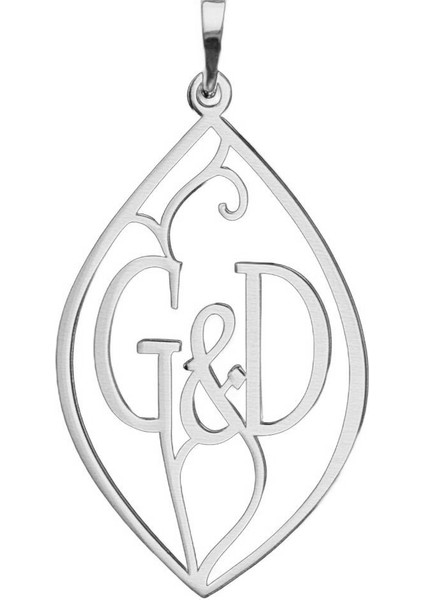 925 Ayar Gümüş Kolye D&g SM10884 modelleri