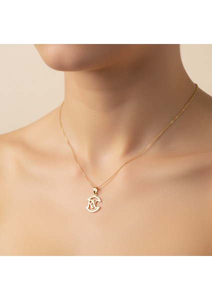 14 Ayar Altın Kolye Ucu C&r GM10750 1 gr