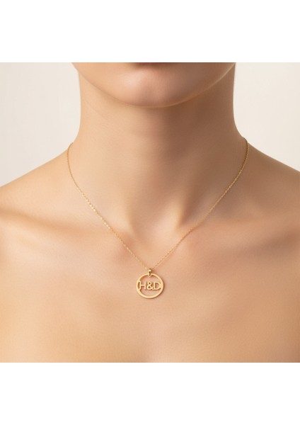 8 Ayar Altın Kolye Ucu D&h GM10912 0.5 gr