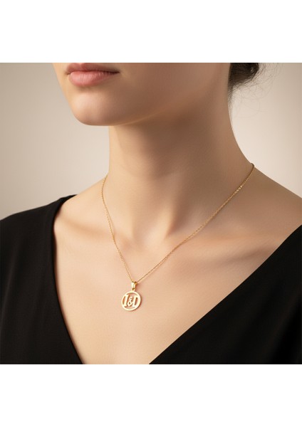 8 Ayar Altın Kolye Ucu D&ı GM10918 0.5 gr