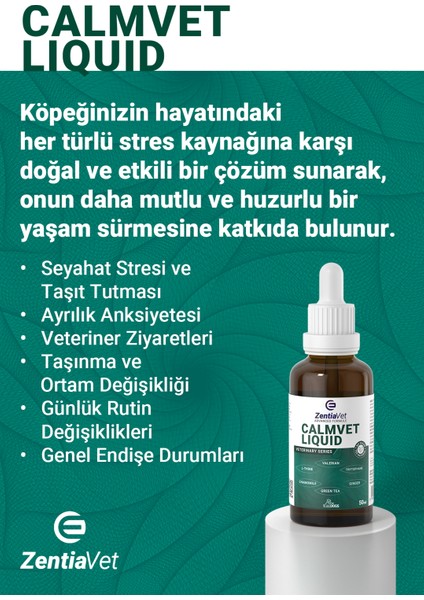 B Complex Köpek 50 ml ve Calmvet Köpek 50 ml indirimleri