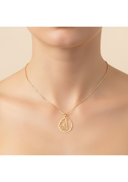 14 Ayar Altın Kolye Ucu C&l GM10679 1 gr