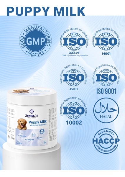 Puppy Mılk 200 gr Köpek Süt Tozu Anne Sütü Destekli (Hamile ve Yavru Köpekler Için) + Biberon