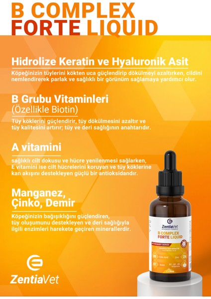 B Complex Forte Köpek Likit 50 ml modelleri