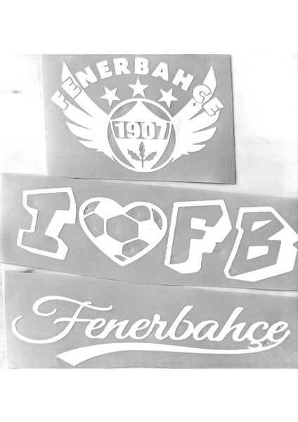 Taraftar,arma.logo.sticker.beyaz.20×8.cm. modelleri