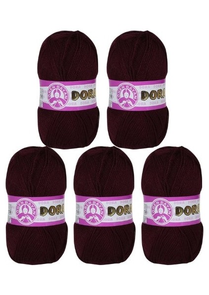 Ören Bayan Dora Örgü İpi - Bordo - 5'Li Paket - ( Renk Kodu : 035 ) fiyatları