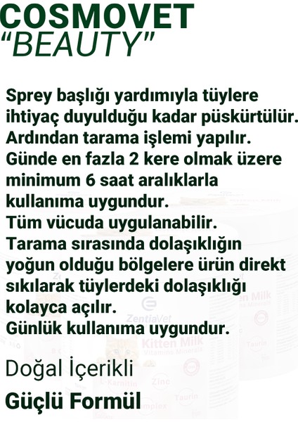 Elegant Köpek 200 ml ve Beauty Köpek 160 ml