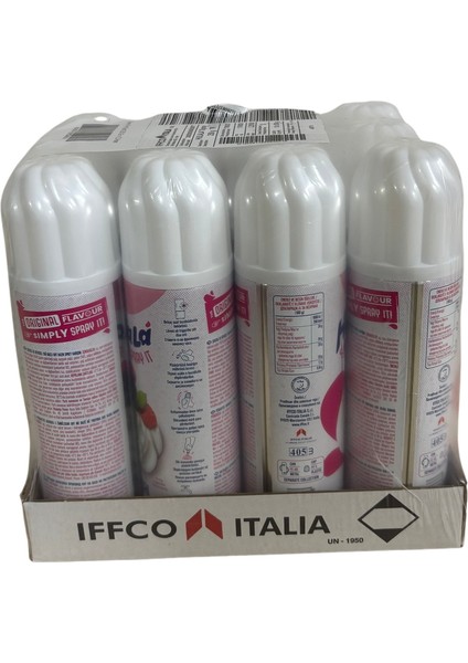 12 Adet 250G Hulala Krem Şanti Sprey Krema fiyatları