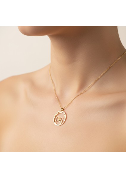 8 Ayar Altın Kolye Ucu C&g GM10609 1 gr