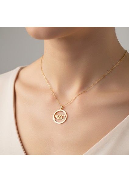 8 Ayar Altın Kolye Ucu C&m GM10699 1 gr