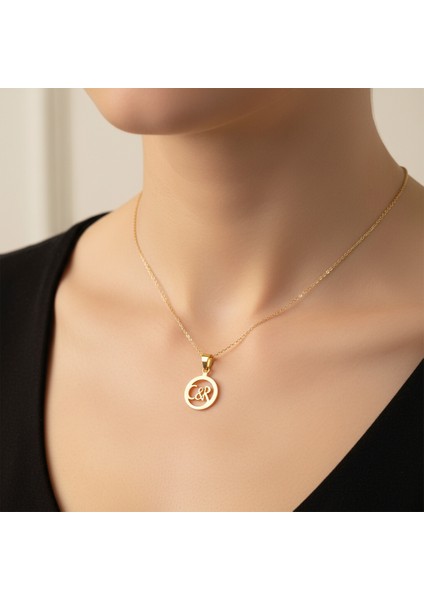 8 Ayar Altın Kolye Ucu C&r GM10741 1 gr