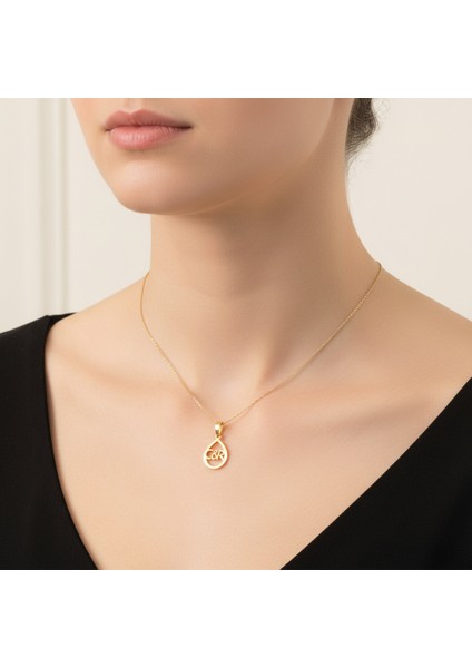 8 Ayar Altın Kolye Ucu C&r GM10747 1 gr