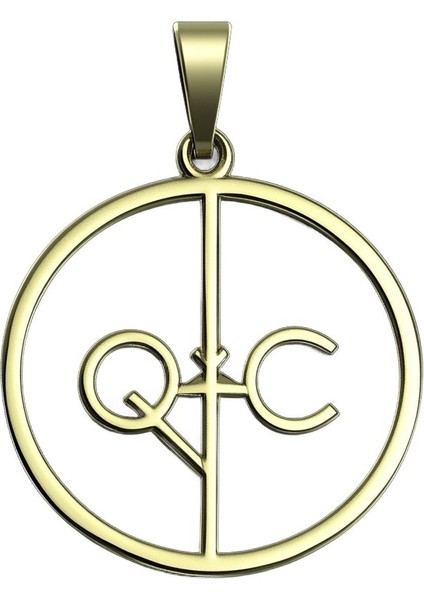 8 Ayar Altın Kolye Ucu C&q GM10733 1 gr